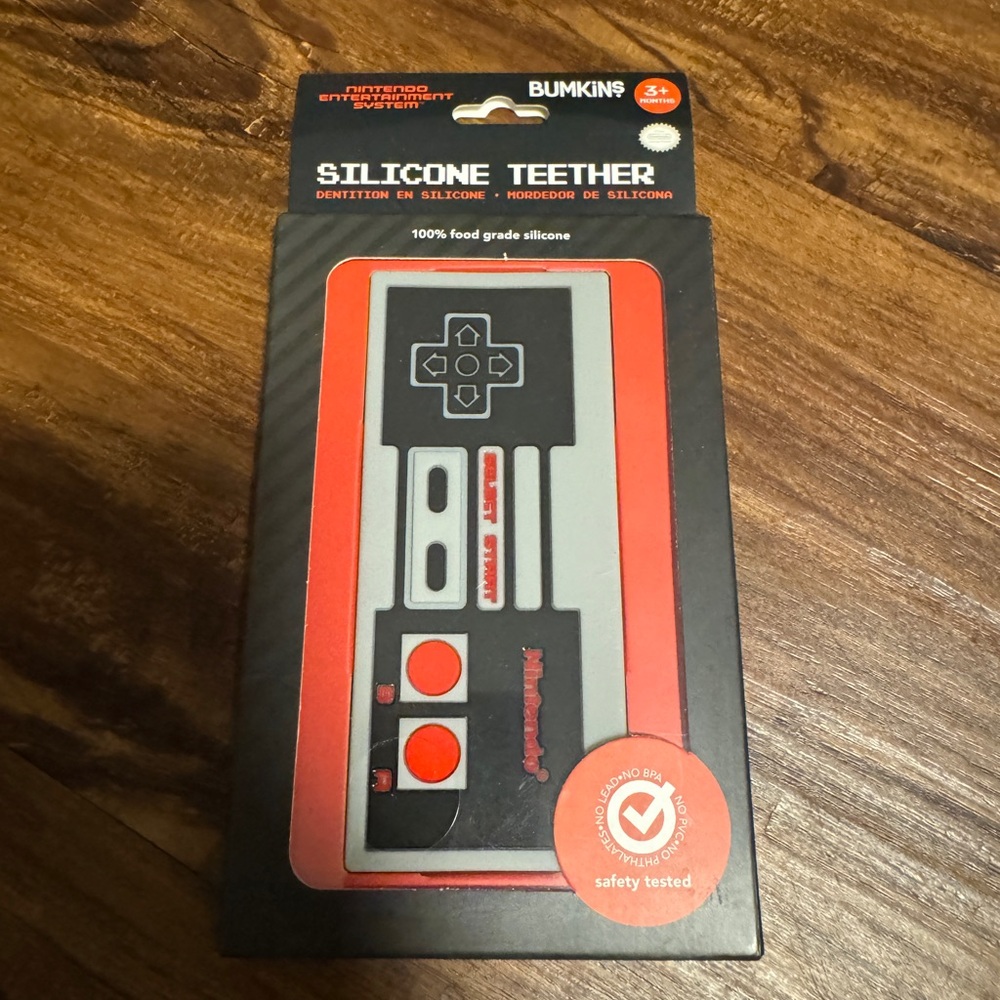 Bumkins Nintendo Silicone Baby Teether
